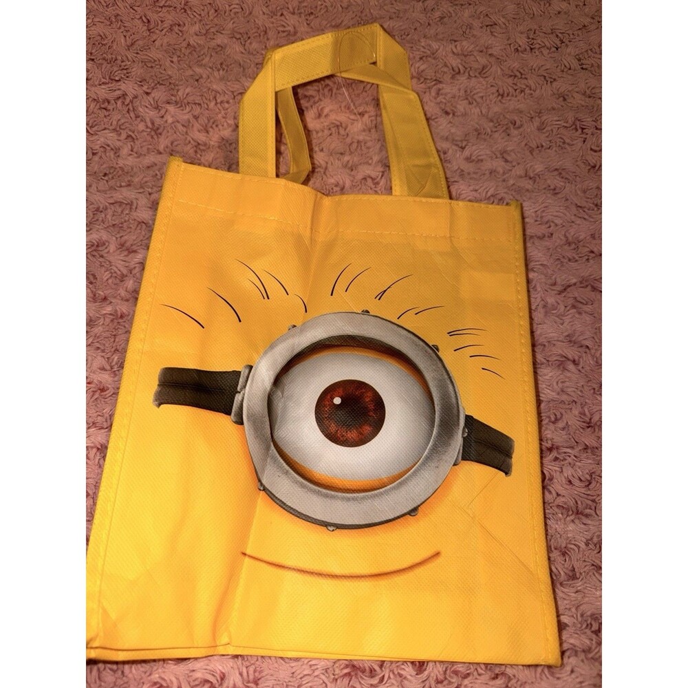 Reusable Tote Bag Sack Small Minions Despicable Me EyeYellow